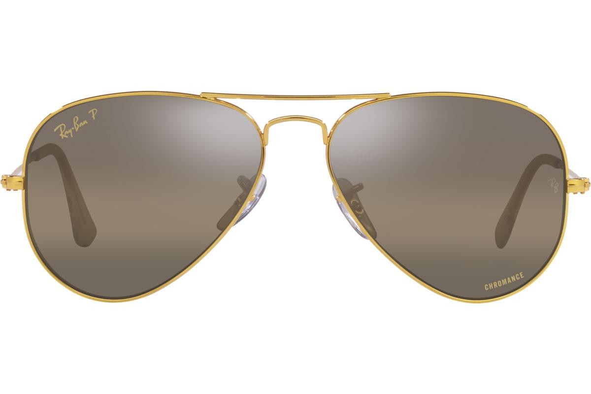 Ray-Ban CHROMANCE AVIATOR LARGE METAL RB3025 (9196G5) 58 Unisex Polarize Güneş Gözlüğü
